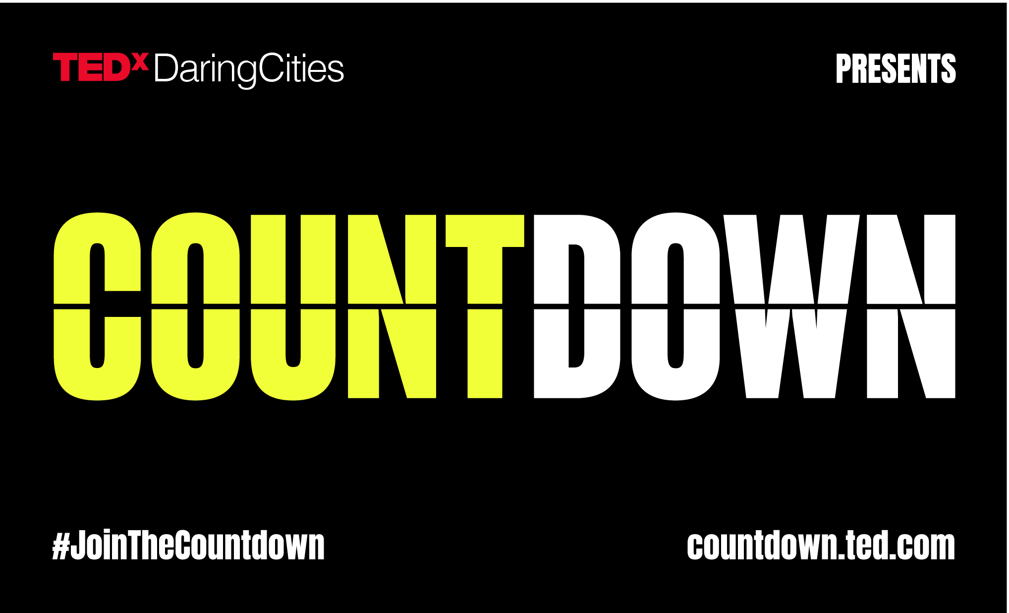 Countdown Global Launch Daring Cities